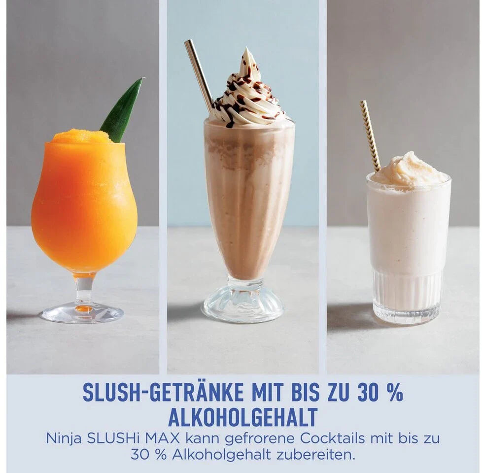 Ninja SLUSHi MAX Slush-Eismaschine für gefrorene Getränke – Mokka FS605EUBR